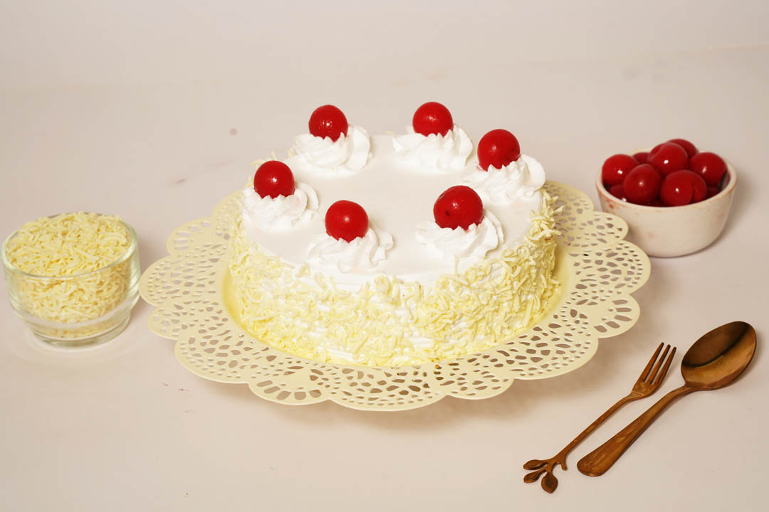 Order White Forest Cake Online From Cakey Bakey Bhubaneswar,bhubaneswar